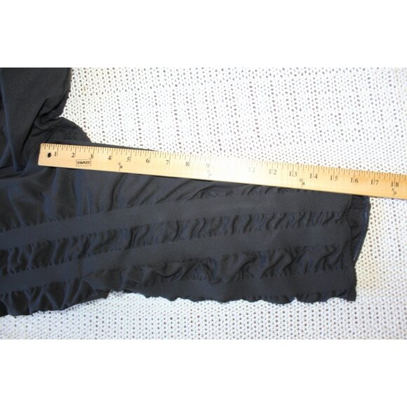 Skinnify Black Capri Built-in Resistance Bands XL High Waist Workout & Yoga pant - Picture 5 of 12